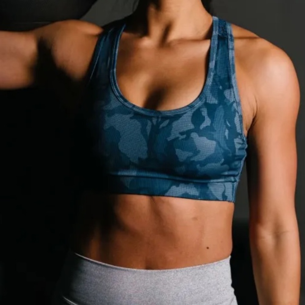 ZYIA Blue Camo Bomber Bra RC